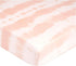 Crane Baby Soft Cotton Crib Mattress Sheet, Fitted Sheet for Cribs and Toddler Beds, Pink Tie-Dye, 28”w x 52”h x 9”d...