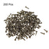 uxcell Small Tiny Nails 1.2x6mm(DxL) for Wooden DIY Decorative Pictures Boxes Household Accessories Bronze Tone 200pcs...