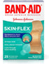 Band-Aid Brand Skin-Flex Adhesive Bandages, All One Size, 25 Bandages Per Box (6 Boxes)...