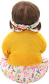 AISITE 18-20 inch Baby Doll Clothes - 4 Piece Dress, Coat, Headband and Socks Set for Reborn Baby Girl (Dolls NOT Included)...