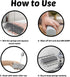 4-Pack Damp Clean Duster Sponge and 1- Pack Cellulose Dishwasher Sponge, Brush for Cleaning Blinds, Glass, Baseboards, Vents, Railings, Mirrors, W...