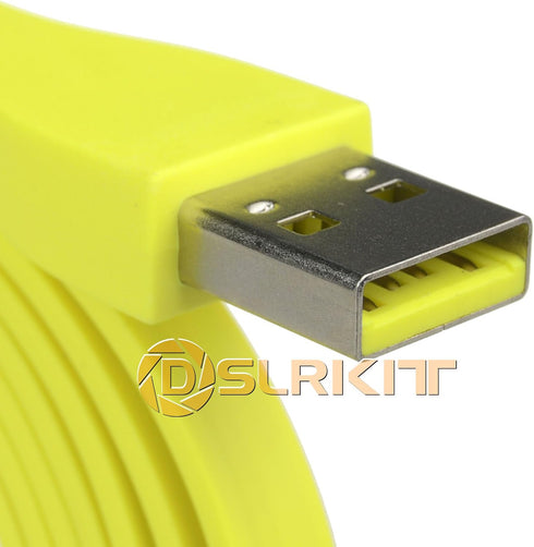 Logitech UE BOOM Bluetooth Speaker Micro USB Cable 22AWG 1.2M 4ft Max 2.5A Yellow...