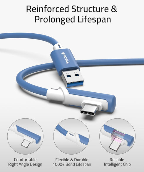 Syntech Link Cable 16 FT Compatible with Meta/Oculus Quest 3, Quest2/Pro/Pico4 Accessories and PC/SteamVR, High Speed PC Data Transfer, USB 3.0 to...