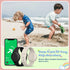 AirTag Case, Waterproof AirTag Bracelet & Necklace for Kids, Soft Silicone Air Tag Holder with Key Ring (Black+ Beige, White)......