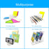 iKyce Sticky Notes Pad Holder Clear, Acrylic Sticky notes Dispenser, Funny Desk Supplies Organizer That Can Be Easily Assembled By Yourself (78020...