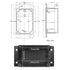 Electronic Project Box, 2pcs IP65 Waterproof Junction Box, ABS Plastic Black Electrical Boxes, Electric Project Case Enclosure Box with Fixed Ear ...