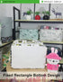 LANGYASHAN Rectangular Storage Bin Collapse Canvas Fabric Cartoon Storage Basket with Handles for Organizing Home Kitchen Boys and Girls Toys Offi...
