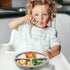 Silicone Baby Feeding Set, 2 Pack Divided Baby Plates with Suction, 2 Pack Spoons and Forks Set, BPA Free, Baby Led Weaning Supplies for Toddler U...