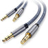 Aux Cord 2Pack 6 ft,3.5mm Audio Cable Male to Male Stereo Hi-Fi Sound Nylon Braided aux to aux 1/8 cable for Headphones Car Home Stereos Speakers ...