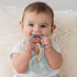 Itzy Ritzy's Teething Gift Set; includes 1 Teething Mitt, 1 Popper Toy & 3 Linking Rings...