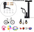 Bike Pump, Air Bicycle Pump Inflator with Pressure Gauge for Presta and Schrader Valve Tire Ball Bike Portable Pumps 160PSI...