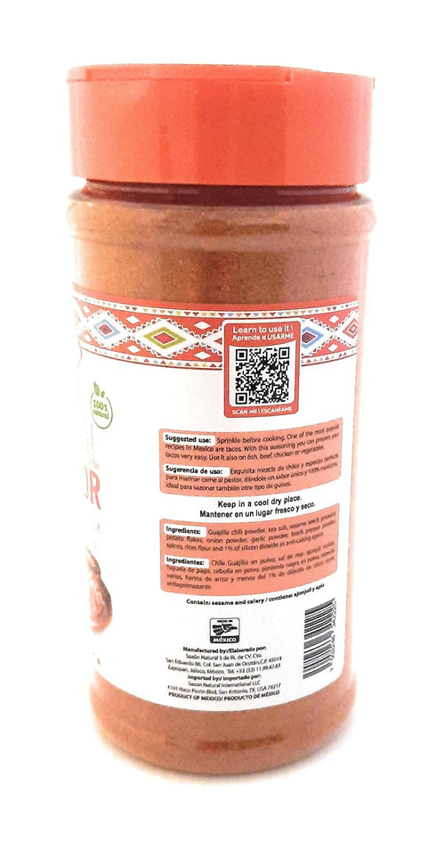 Sazon Natural Mexican Seasonings, spices for meat,chicken,soup and vegetable .Low Sodium and Gluten Free (Taco al Pastor, Pack of 1)...