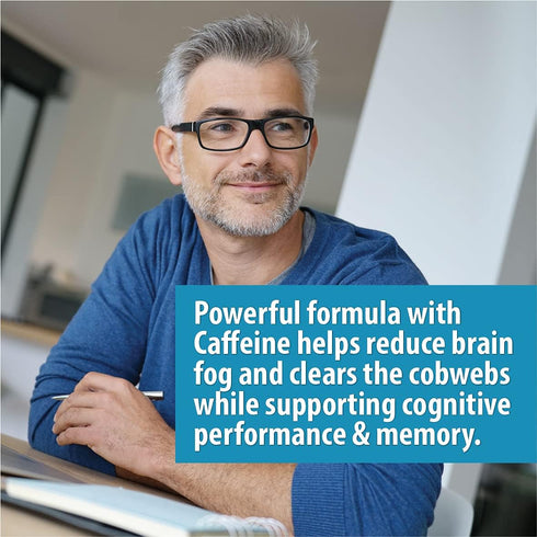 Brain Supplement for Focus, Memory, Clarity, Energy Work as Caffeine Brain Booster for Memory & Focus for Brain Fog, Brain Boost & Brain Support (...