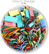 300 Pcs Paper Clips, Binder Clips and Rubber Bands, Office Supply Set, Paper Clips and Paper Clamps, School Supplies Office Supplies Teacher Suppl...