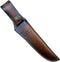 Fixed Blade Knife Sheath Fits up to 8 Inch Blade,Leather Knife Sheaths Knife Holder Hunting Knife Sheath,Straight Knife Sheath Brown...