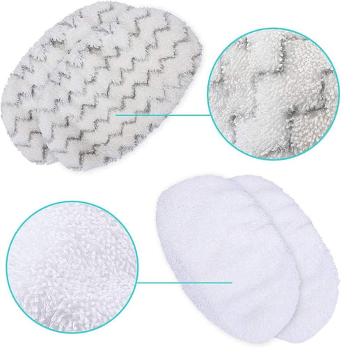 4 Pack Replacement Pads for Bissell Powerfresh Hard Floor Steam Cleaner 1940 1440 1544 1806 2075 Series Steam Mop Compare to Part # 5938 & 203-263...