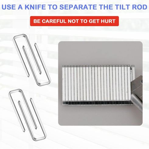 80 Pieces Repair Plantation Shutters Tool, Plantation Shutter Louvers Fasteners Hardware Kit Household Windows Blind Tilt Rod Staples Louvers Stap...