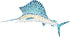 Marlin Stencil, 11.5 x 6 inch (M) - Mosaic Fish Sailfish Wall Stencils for Painting Template...