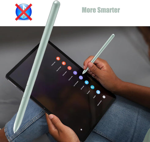2 Pack Tab S7 FE S Pen Replacement Stylus Pen for Samsung Galaxy Tab S7/Tab S7 FE,EJ-PT730, 4096 Pressure Sensor,WithoutBluetooth(Green)...