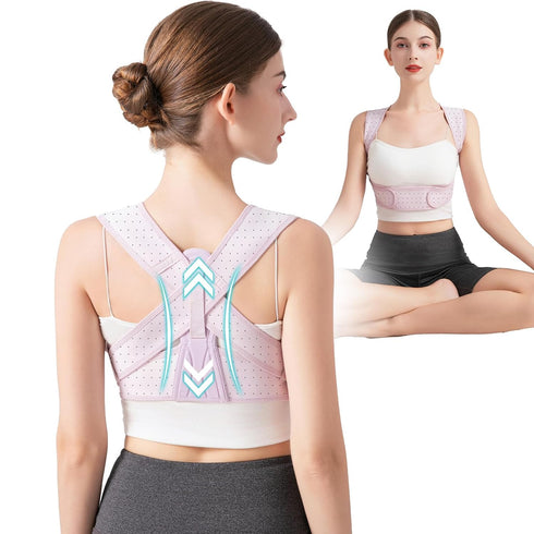 Posture Corrector For Women, Adjustable Back Brace For Posture, Back Posture Corrector Providing Pain Relief From Lumbar, Neck, Shoulder, And Clav...