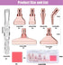 Heyseri 14pcs Diamond Painting Pen, Diamond Art Accessories and Tools Ergonomic Diamond Art Pens Exquisite Metal Diamond Painting Tips and 6 Glue ...