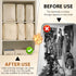 Ultra Space-Saving Self-Compression Organizer, Storage Tote for Space Saving, Clothes Compression Bag, Expandable Moving Organizer Bags for Comfor...