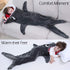 CozyBomB™ Shark Blanket Cozy Wearable Hoodie, Cartoon Animals Shark Hoodie Onesie,Gray Sleeping Bag Interesting Onesie Blanket Costume Gifts for B...