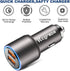 USB Car Charger,36W Dual Quick Charge 3.0 Car Adapter for Moto G Power/G Stylus 2022 2020 2021,G Fast/G Play/G100/G Pure,Edge Plus,Motorola One 5G...
