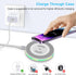 Wireless Fast Charger Samsung Charging Pad Wireless Phone Charger for Android Cell Phone Charger for Samsung Galaxy S24 Ultra S24+ S24 S23 S22 S21...