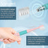 (2-Pack, White and Pink Sonic Electric Toothbrush Lasting for 90 Days Travel Essential Waterproof Portable Mini Design for Daily Oral Care Busines...