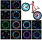 Bike Wheel Lights (2 Pack) - Waterproof LED Bicycle Spoke Lights Safety Tire Lights - Great Gift for Kids Adults - 30 Different Patterns Change - ...