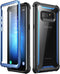 i-Blason Case for Galaxy Note 8 2017 Release, Ares Series Full-body Rugged Clear Bumper Case with Built-in Screen Protector (Black/Blue)...