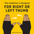 FUTURO Deluxe Thumb Stabilizer, Left or Right Hand, Small/Medium Size, Adjustable, Stabilizes and Supports Sore, Weak or Injured Thumb, Soft and B...