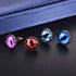DROLE 100Pcs 12mm Assorted Eye Covered Cabochons Flatback Cabs Animal Doll Evil Eye Cabochon for DIY Crafts Jewelry Making...