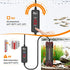 AQQA Small Aquarium Heater,Submersible Fish Tank Heater Adjustable Temperature,Mini Short Dual-use Fish Heater with LED Digital Display Thermostat...