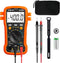 BTMETER BT-39K DVOM Multimeter with Case, 4000 Count Volt Ohm Amp Meter Autoranging DMM for AC/DC Current, Voltage, Resistance Frequency Tester, w...