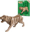 Eco 3D Wooden Puzzle Tiger from Deluxebase. Animal Themed DIY 3D Puzzle Craft Kit. Sustainable Wood Safari Animal Toys. Perfect Model Building Kit...