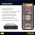 Star Trek Phone Charger | Slim Pocket Sized 10,000mAh Power Bank with TNG LCARS Design, 3 USB Outputs, 2.1A & 1A, Charges Three Devices, USB-A and...