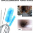 Flexible Drain Brush, 66 Inch Long Double Ended Hose Pipe and 58 Inch Tube Cleaning Brush and 2 Pack 8 Inch Straw Cleaner Brush...