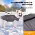 iBuddy Dog Winter Coats with Fleece Vest,Waterproof Warm Dog Snow Jacket Windproof, Reflective Adjustable Pet Dogs Cold Winter Coat for Dogs Girl ...