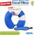 Cloudz - Memory Foam Neck Pillow with Sleep Mask: Sporty Blue/Black Plush...
