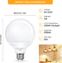 Vanity Light Bulbs for Bathroom, G25 LED Globe Light Bulb 100 Watt Equivalent, 3000K Warm White LED Bulbs E26 Medium Base for Mirror Makeup Chande...