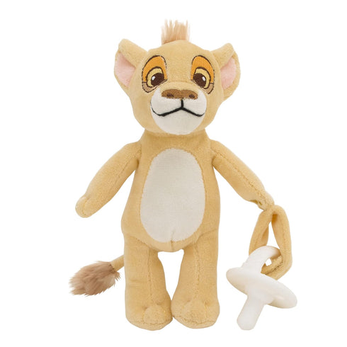 Disney Lion King Simba Tan Super Soft Plush Pacifier Buddy...