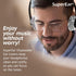 Sonic Technology Disposable Sanitary Ear Covers for Headphones and Headsets: 50 Pair (2.5") Woven Paper Head Phone Ear Caps - Hygienic Headset & H...