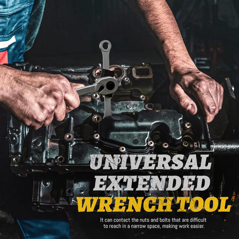Wrench Extender for 1/2 Inch Drive Breaker Bars Universal Wrench Extender Adaptor for 21 mm Hex Drive, to Leverage over Stubborn Nuts and Bolts...