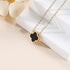 18K Gold Plated Clover Necklace for Women Four Leaf Clover Necklace Flower Lucky Pendant Dainty Jewelry Gifts...