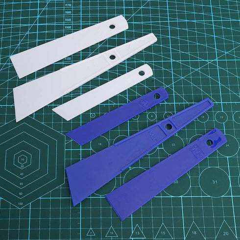 6Pcs Plastic Glue Smear Sticks Applicator Glue Spreaders DIY Leather Craft Tool Scraper Leather Craft Tools Sewing Accessories...