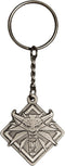 JINX The Witcher 3 White Wolf Medallion Metal Key Chain, Metallic, 1.75" Tall...