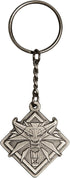 JINX The Witcher 3 White Wolf Medallion Metal Key Chain, Metallic, 1.75" Tall...