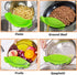 YEVIOR Clip on Strainer for All Pots Pan Pasta,Silicone Food Strainer Hands-Free Pan Strainer, Clip on Kitchen Gadgets Food Strainer for Spaghetti...